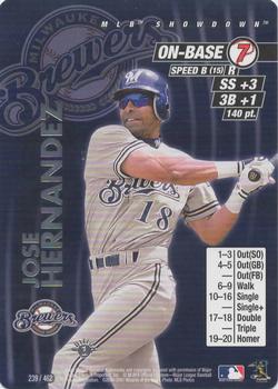 2001 MLB Showdown 1st Edition #239 Jose Hernandez Front