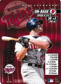 2001 MLB Showdown 1st Edition #252 Corey Koskie Front