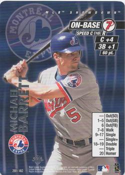 2001 MLB Showdown 1st Edition #260 Michael Barrett Front