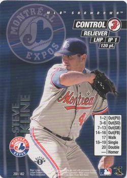 2001 MLB Showdown 1st Edition #268 Steve Kline Front