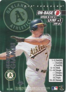 2001 MLB Showdown 1st Edition #311 Jeremy Giambi Front