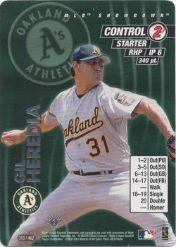 2001 MLB Showdown 1st Edition #313 Gil Heredia Front