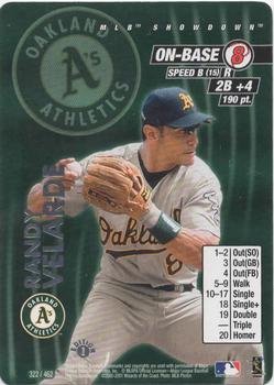 2001 MLB Showdown 1st Edition #322 Randy Velarde Front
