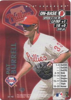 2001 MLB Showdown 1st Edition #325 Pat Burrell Front
