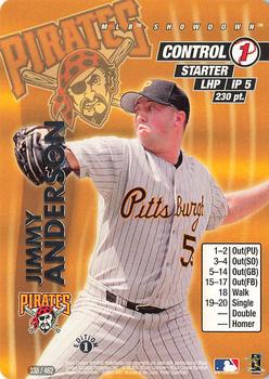 2001 MLB Showdown 1st Edition #338 Jimmy Anderson Front
