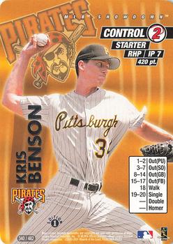 2001 MLB Showdown 1st Edition #340 Kris Benson Front