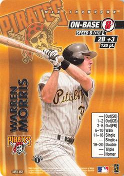 2001 MLB Showdown 1st Edition #345 Warren Morris Front