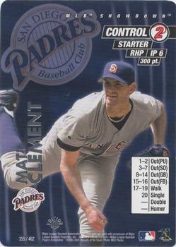 2001 MLB Showdown 1st Edition #355 Matt Clement Front