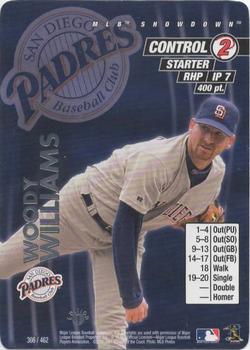 2001 MLB Showdown 1st Edition #366 Woody Williams Front