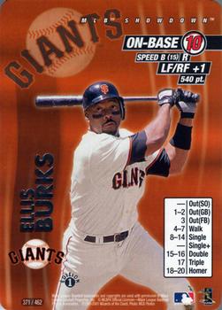 2001 MLB Showdown 1st Edition #371 Ellis Burks Front