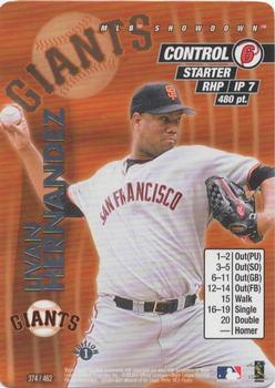 2001 MLB Showdown 1st Edition #374 Livan Hernandez Front