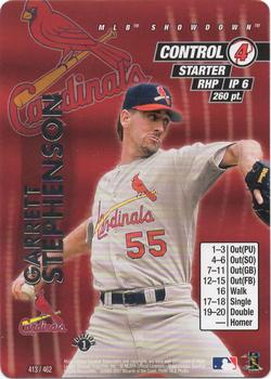 2001 MLB Showdown 1st Edition #413 Garrett Stephenson Front