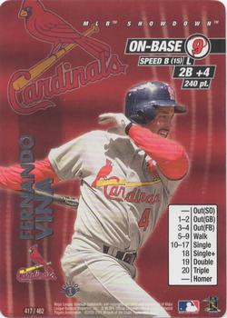2001 MLB Showdown 1st Edition #417 Fernando Vina Front