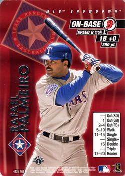 2001 MLB Showdown 1st Edition #443 Rafael Palmeiro Front
