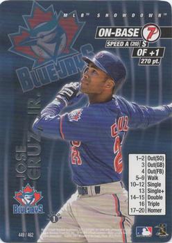 2001 MLB Showdown 1st Edition #449 Jose Cruz, Jr. Front