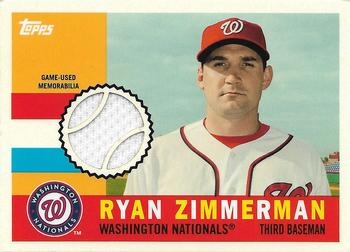 2013 Topps Archives - 1960 Relics #60R-RZ Ryan Zimmerman Front