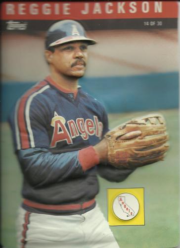 1985 Topps 3-D Baseball Stars #14 Reggie Jackson Front