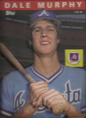 1985 Topps 3-D Baseball Stars #3 Dale Murphy Front
