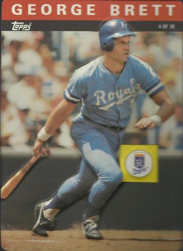 1985 Topps 3-D Baseball Stars #4 George Brett Front