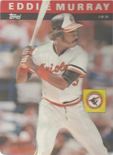 1985 Topps 3-D Baseball Stars #2 Eddie Murray Front