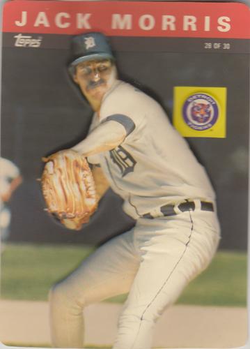 1985 Topps 3-D Baseball Stars #28 Jack Morris Front