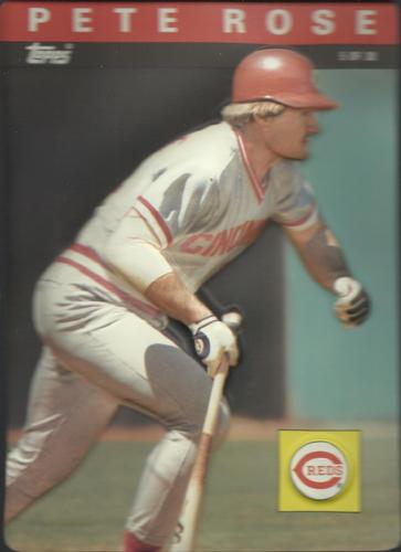 1985 Topps 3-D Baseball Stars #5 Pete Rose Front