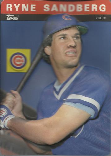 1985 Topps 3-D Baseball Stars #7 Ryne Sandberg Front
