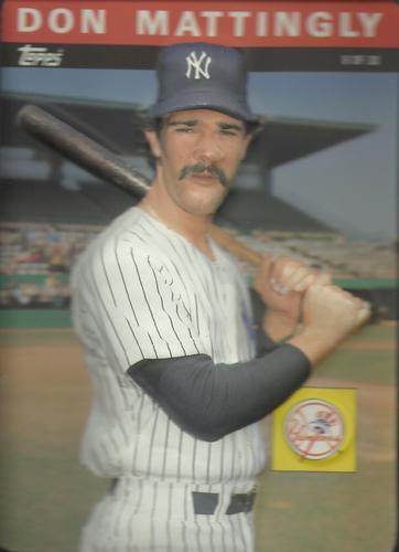 1985 Topps 3-D Baseball Stars #8 Don Mattingly Front