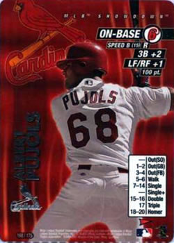 2001 MLB Showdown Pennant Run #168 Albert Pujols Front
