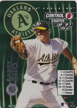 2001 MLB Showdown Pennant Run #005 Barry Zito Front