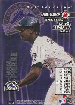 2001 MLB Showdown Pennant Run #017 Juan Pierre Front