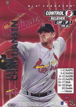 2001 MLB Showdown Pennant Run #025 Jason Christiansen Front