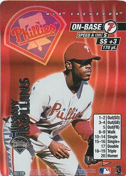 2001 MLB Showdown Pennant Run #033 Jimmy Rollins Front