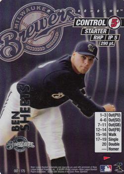 2001 MLB Showdown Pennant Run #087 Ben Sheets Front