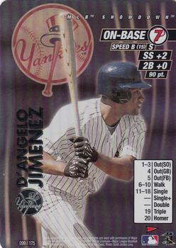 2001 MLB Showdown Pennant Run #099 D'Angelo Jimenez Front