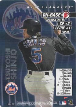 2001 MLB Showdown Pennant Run #102 Tsuyoshi Shinjo Front