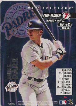 2001 MLB Showdown Pennant Run #123 Mike Darr Front
