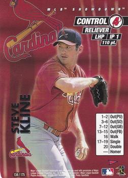 2001 MLB Showdown Pennant Run #134 Steve Kline Front