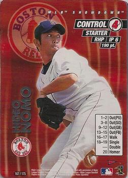 2001 MLB Showdown Pennant Run #167 Hideo Nomo Front