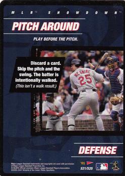2001 MLB Showdown Pennant Run - Strategy #S21 Mark McGwire / Pitch Around  Front