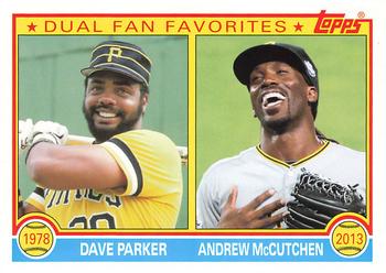 2013 Topps Archives - Dual Fan Favorites #DFF-PM Dave Parker / Andrew McCutchen Front