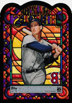 2013 Topps Archives - Gallery of Heroes #GH-TW Ted Williams Back