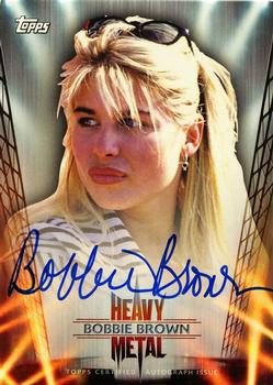 2013 Topps Archives - Heavy Metal Autographs #HMA-BB Bobbie Brown Front