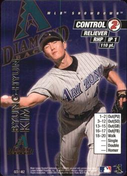 2001 MLB Showdown Unlimited #023 Byung-Hyun Kim Front