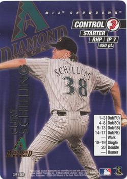 2001 MLB Showdown Unlimited #026 Curt Schilling Front