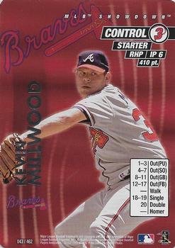 2001 MLB Showdown Unlimited #043 Kevin Millwood Front