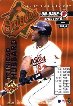 2001 MLB Showdown Unlimited #053 Trenidad Hubbard Front