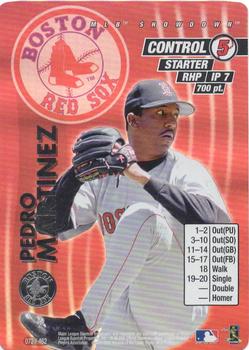 2001 MLB Showdown Unlimited #072 Pedro Martinez Front