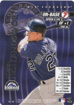 2001 MLB Showdown Unlimited #146 Todd Hollandsworth Front