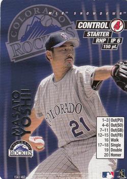 2001 MLB Showdown Unlimited #154 Masato Yoshii Front